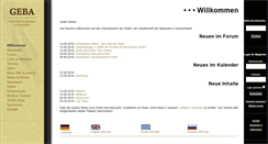 Desktop Screenshot of geba-online.de
